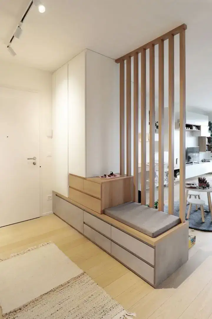 Sekat ruangan , Partisi , Backdrop tv , Meja rias
