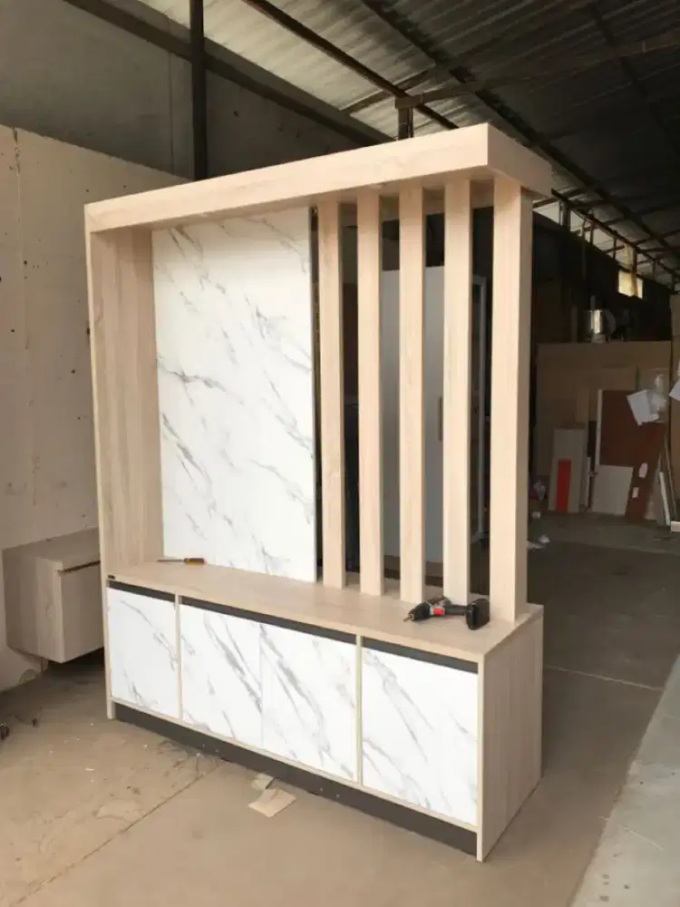 Kitchen set , Backdrop tv , Tempat tidur , Lemari