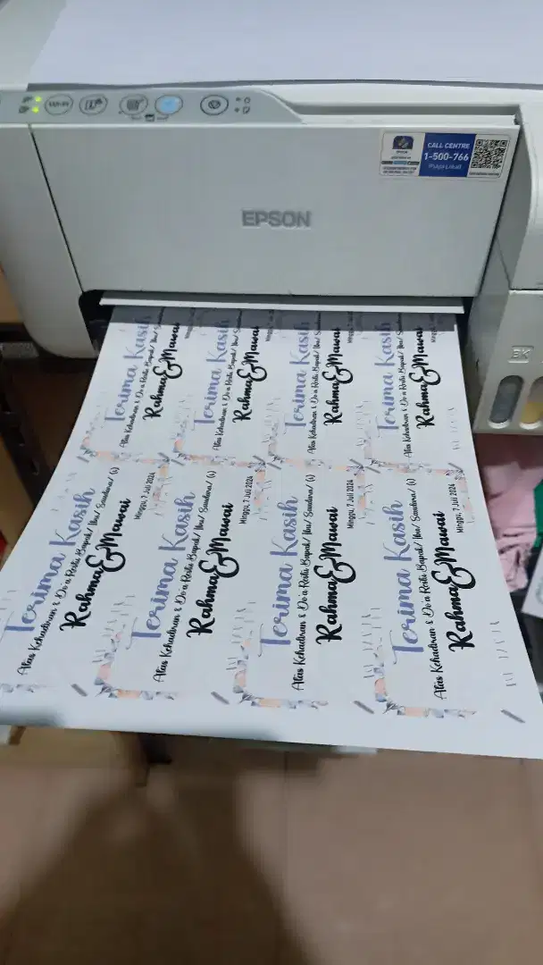 Printer Epson L3256 wifi tinta artpaper siap pakai