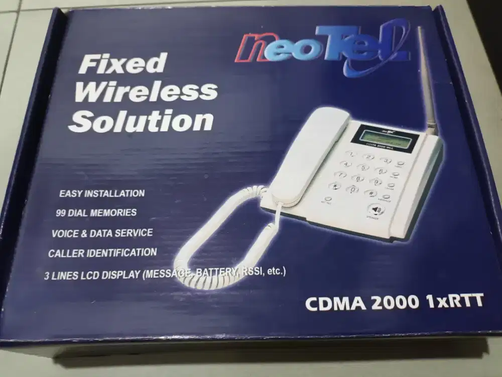 Telepon Merk Neotel CDMA jadul antik