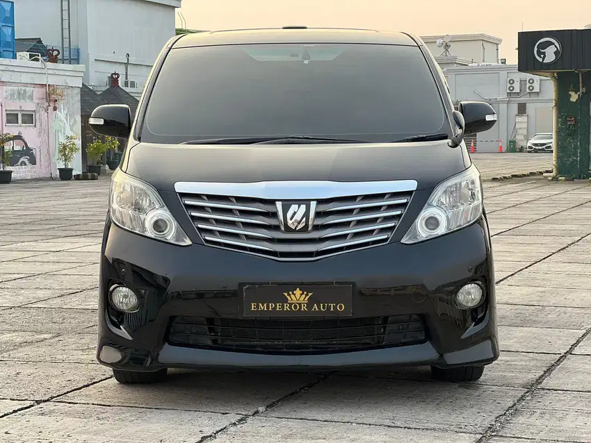 TOYOTA ALPHARD S 2.4AT CBU JAPAN, HITAM