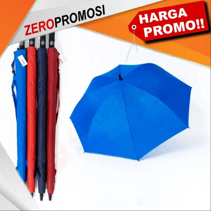 Payung Tongkat Golf Payung Besar Fiber 76002 Promosi