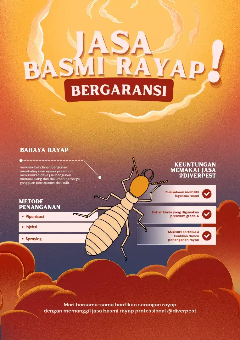 Jasa anti rayap bangunan