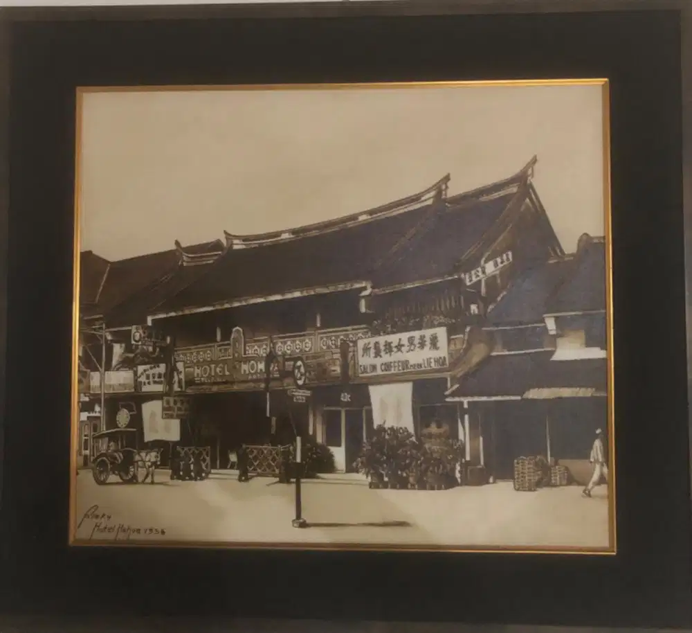 Lukisan tema Hotel Hohoa 1936