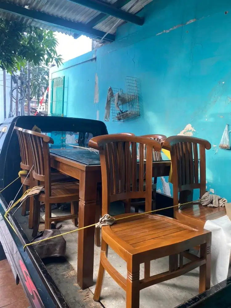 Kursi makan jati 1