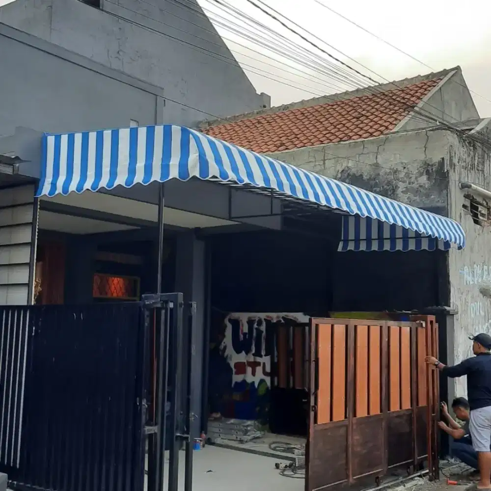 MENERIMA PESANAN KANOPI KAIN AWNING BAHAN KAIN PILIHAN TERBAIK