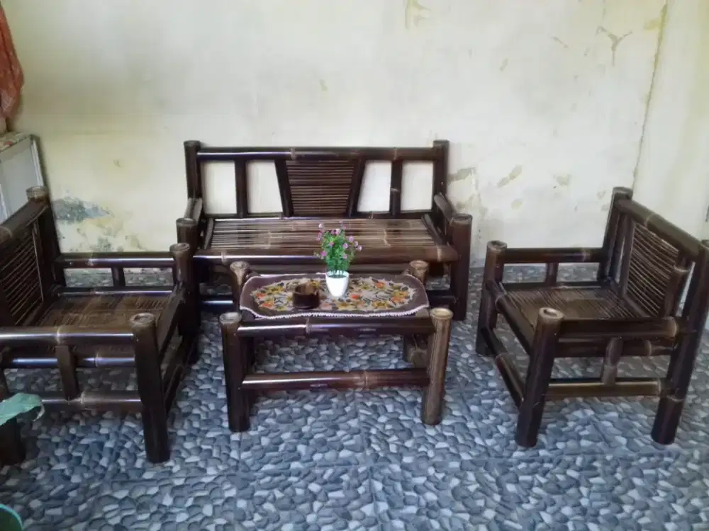 Set Kursi Bambu