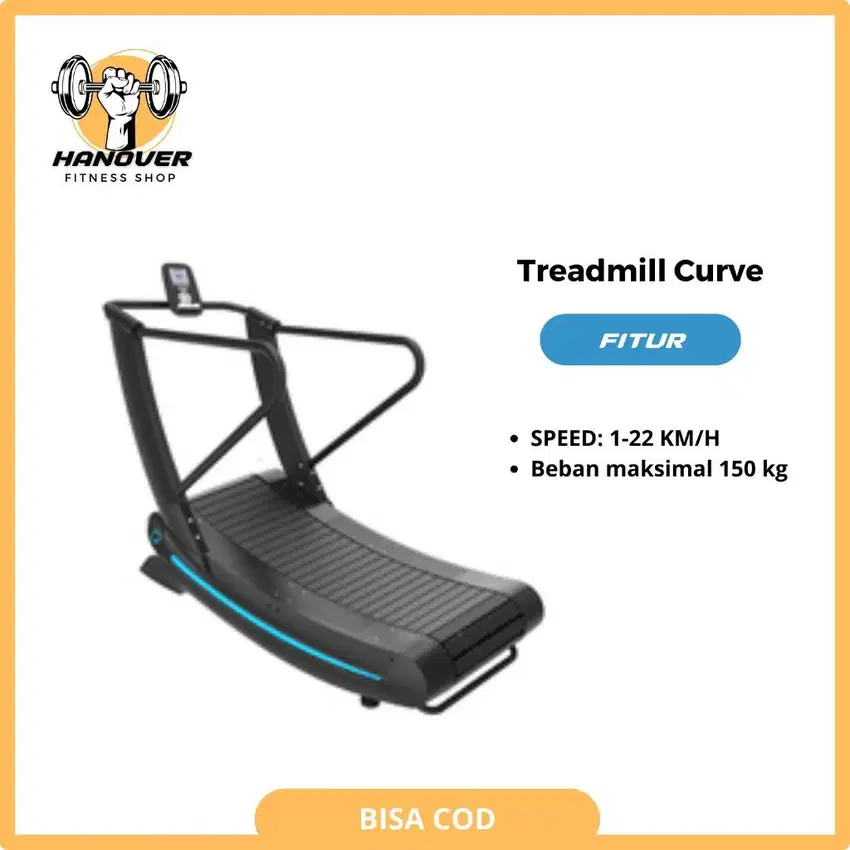 Treadmill curve treadmill manual lengkung komersil treadmill