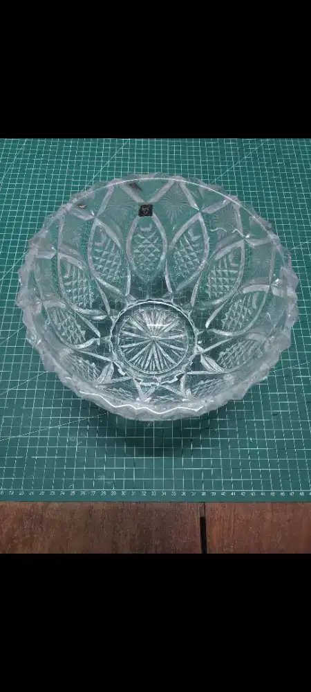 Cristal Bohemia buatan checzk wadah kristal