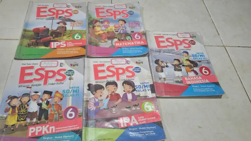 Buku Anak kelas 6 sd kurikulum 2013 penerbit Airlangga