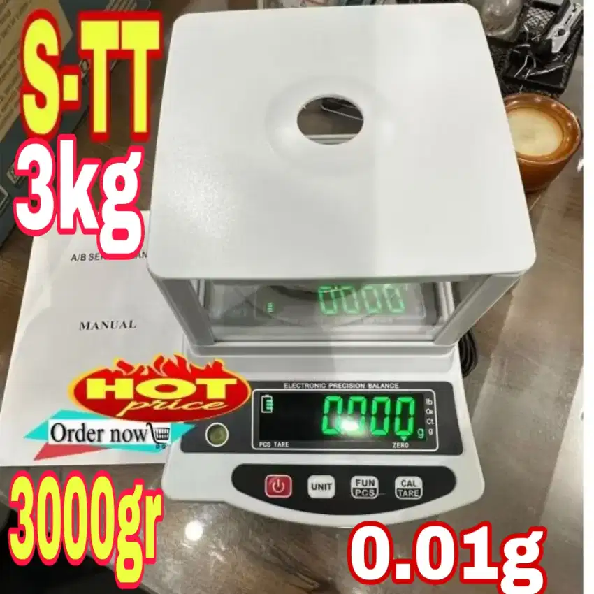 Timbangan digital emas 3000gr 3kg 0.01g timbangan berat