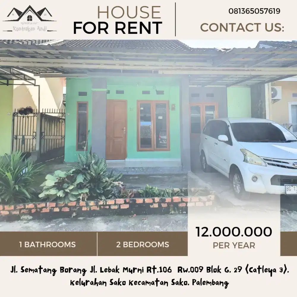 DI KONTRAKKAN RUMAH DI SAKO BORANG