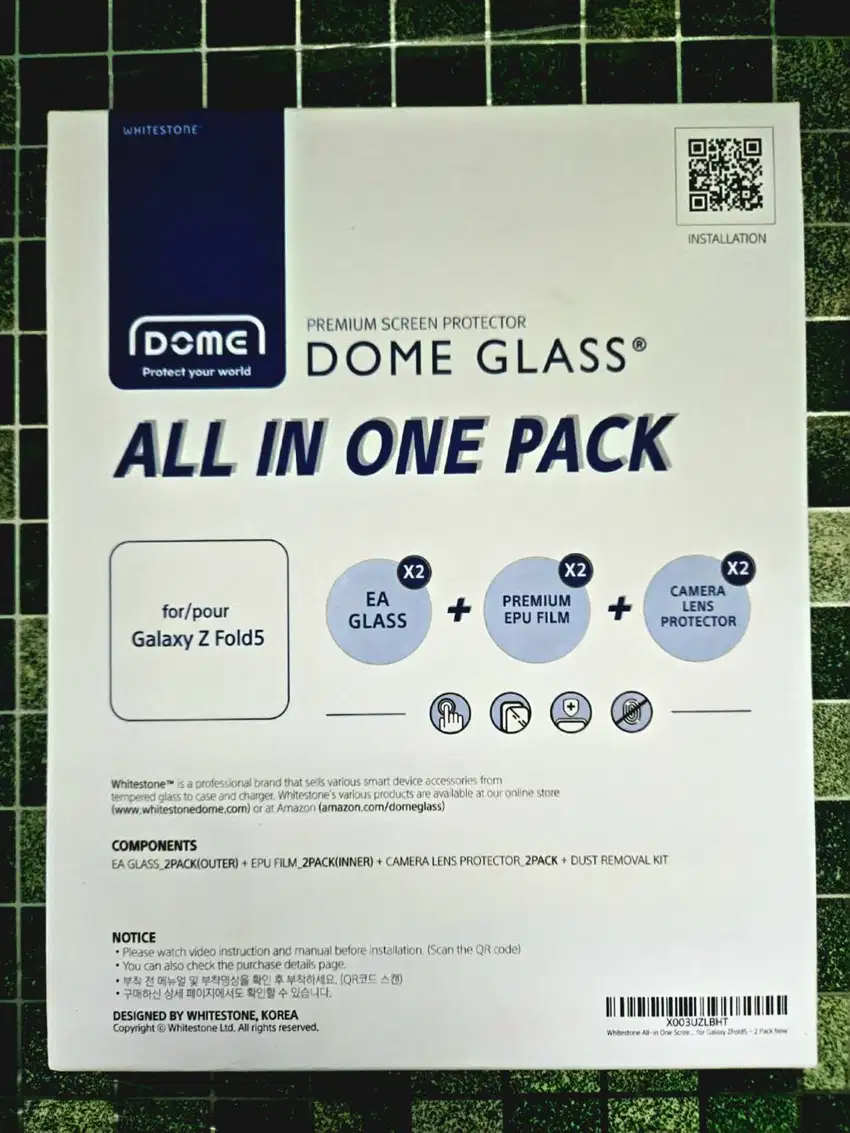 Whitestone Dome All In One Pack for Galaxy Z Fold 5