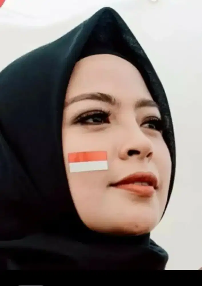 sticker merah putih pipi 100 pcs Rp 25.000