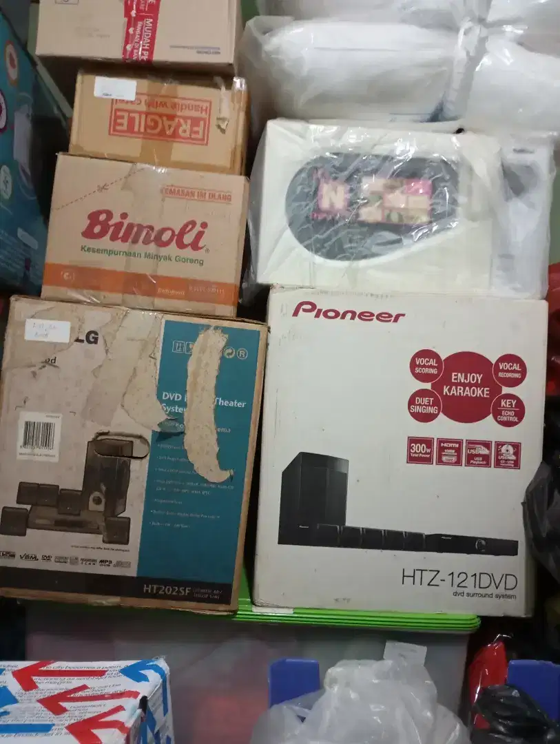 DIJUAL SOUND SYSTEM PIONEER,MICROWAVE NATIONAL BARU DAN LG BORONGAN