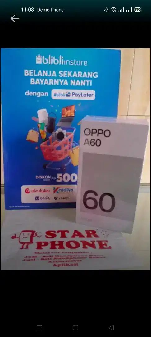 Oppo A60 8/256 hot promo