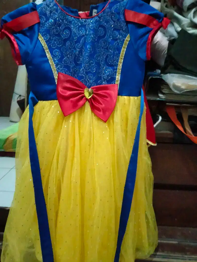 Baju pesta anak karakter disney