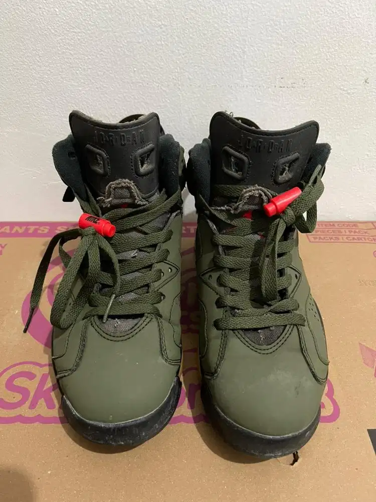 Sepatu n*ke air jordan green cactus sz 41 kecil