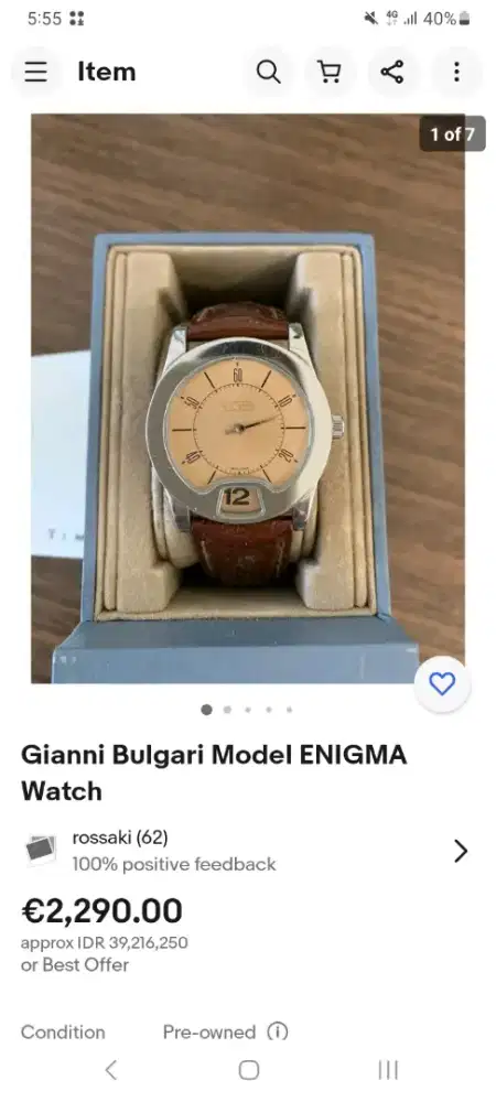 Luxury Watch Jam Mewah Langka (extremely rare)