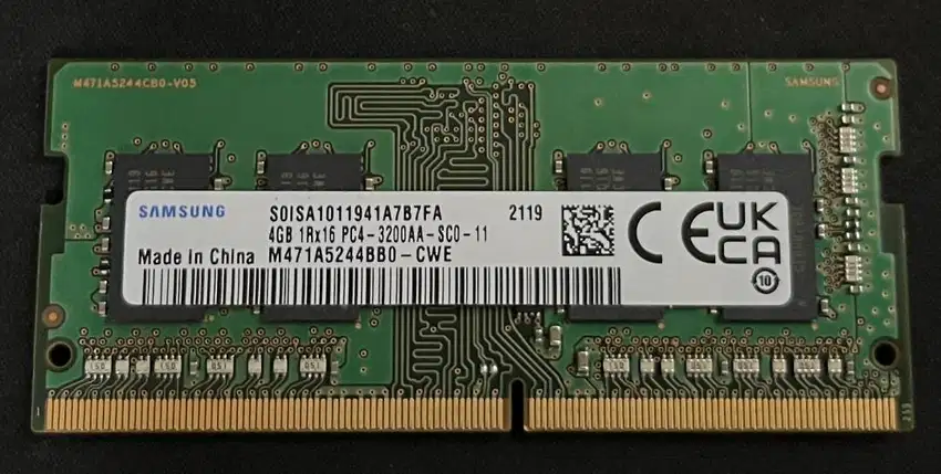 Samsung DDR4 SODIMM/SO-DIMM (Laptop/Notebook) RAM 4GB