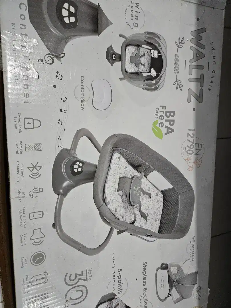 Ayunan Bayi (Bouncer Chair) WALTZ type EN12790 BabyElle, HargaNego