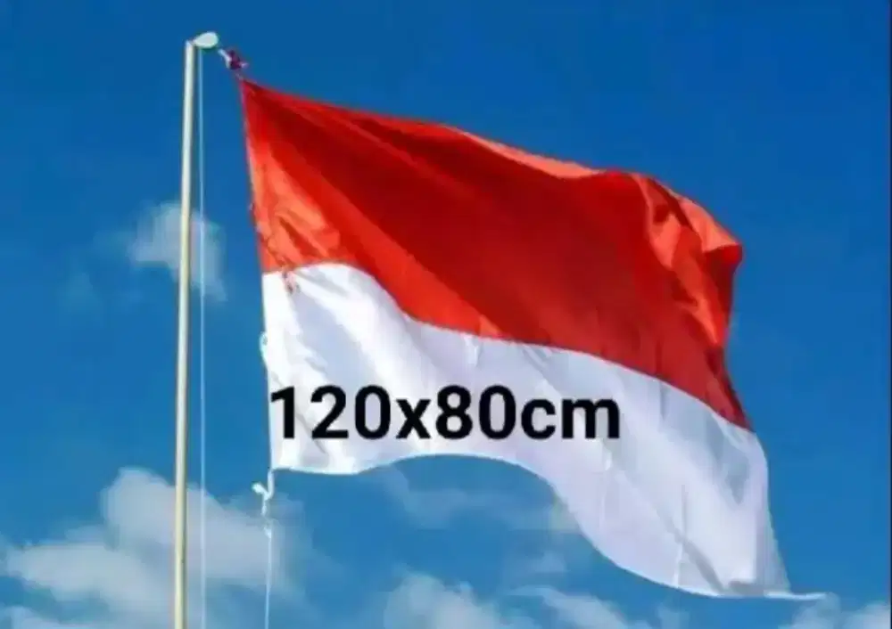 BENDERA MERAH PUTIH 120 X 80 CM