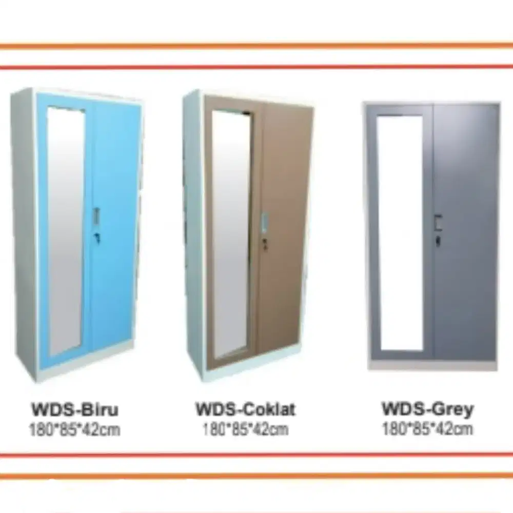 Lemari besi 2 pintu