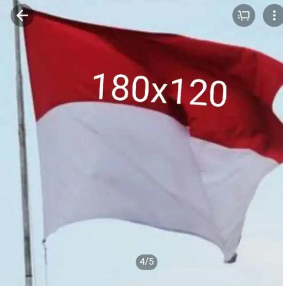 BENDERA MERAH PUTIH 180 X 120 CM