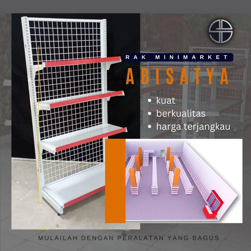 jual rak minimarket ekonomis termurah probolinggo - pabrik abisatya