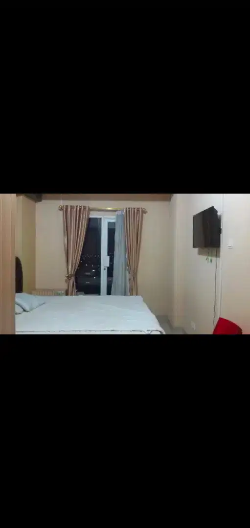 Disewakan studio Apartemen Puri Park View Tower B lt 26 hadap pool BU