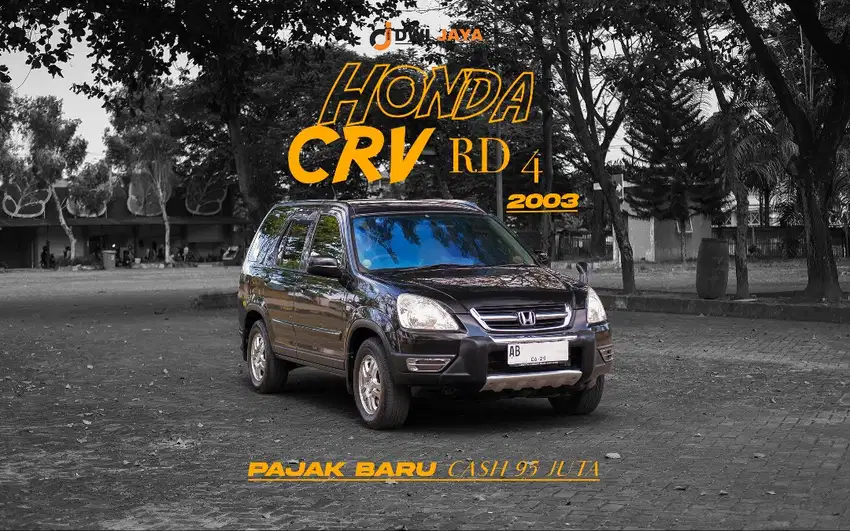 [PAJAK PANJANG] Honda CRV 2.0 AT 2003 (Hitam)