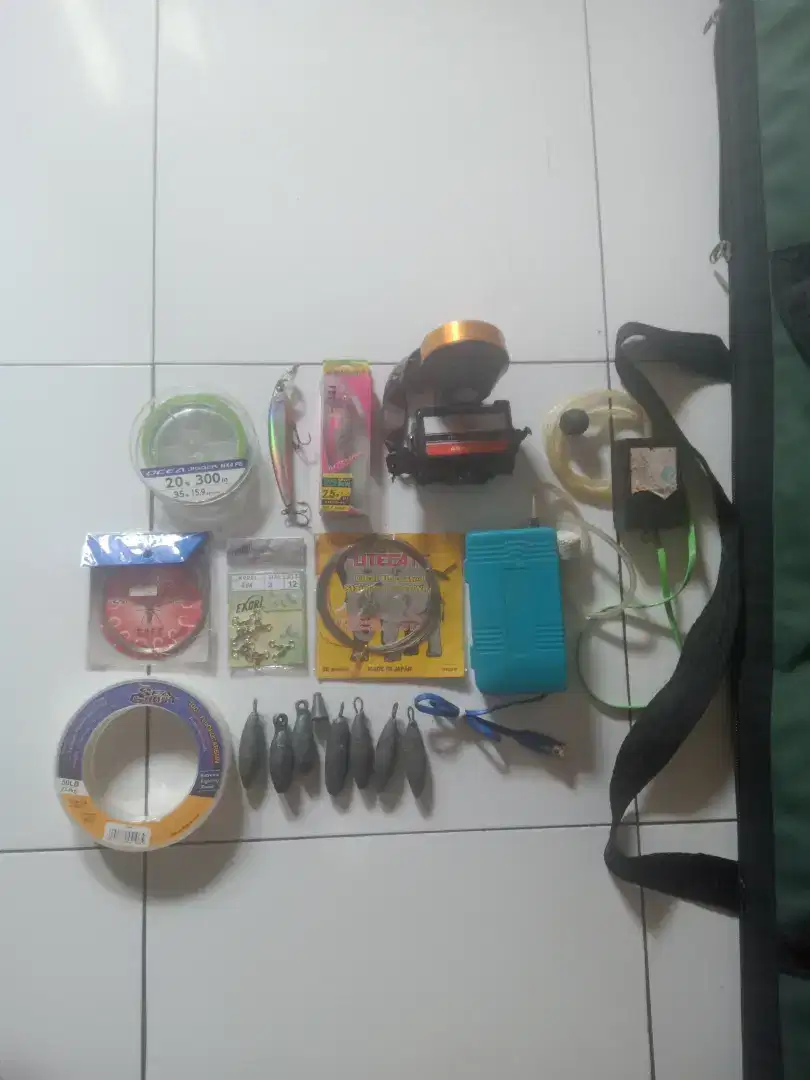 DIJUAL JORAN TASNYA BESERTA ISI NYA,TIMAH,AERATOR,BENANG,DLL