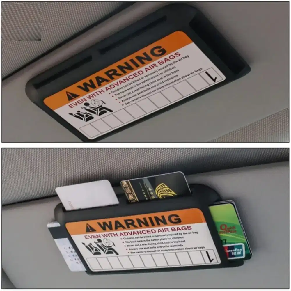 Tempat Penyimpanan Slot Kartu Mobil Hitam Murah