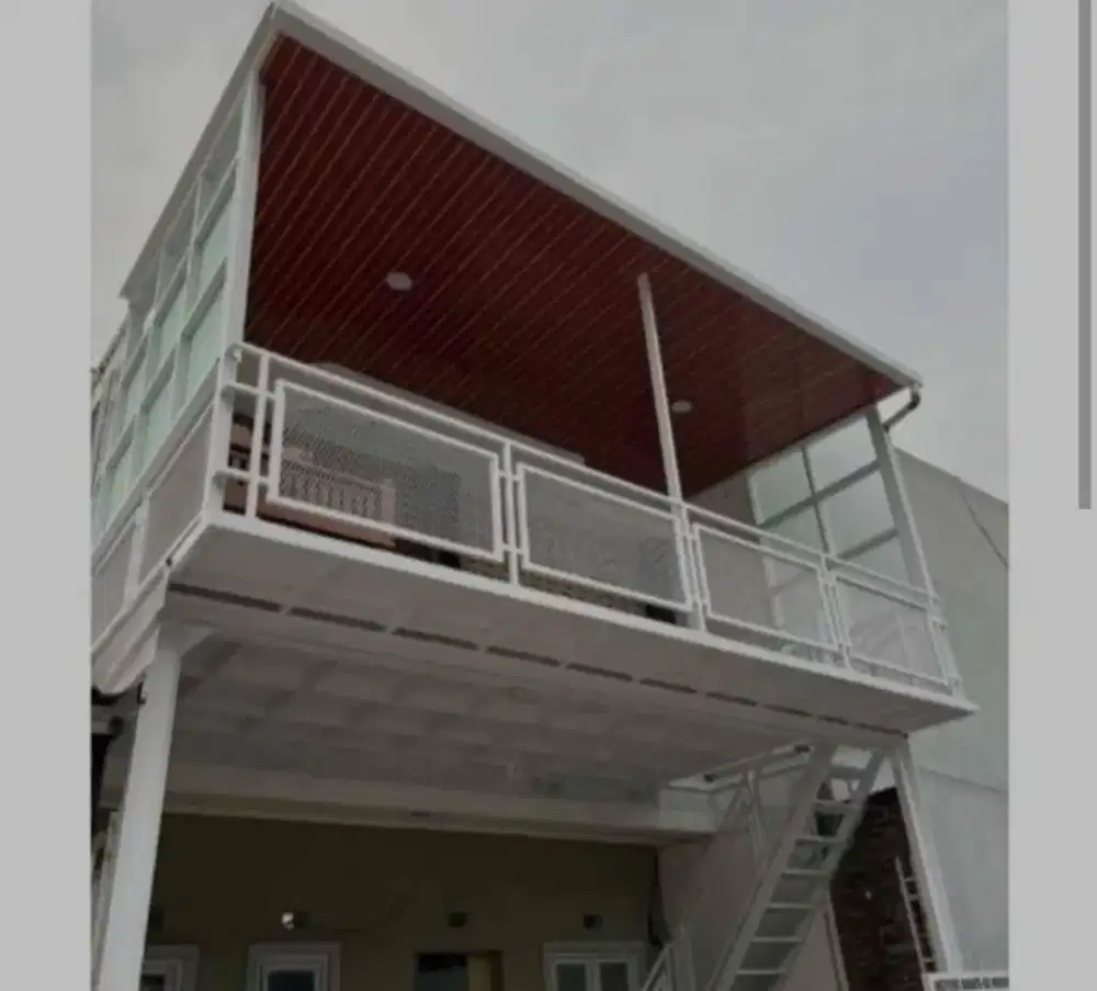 Kanopi kaca kuat rapi *88