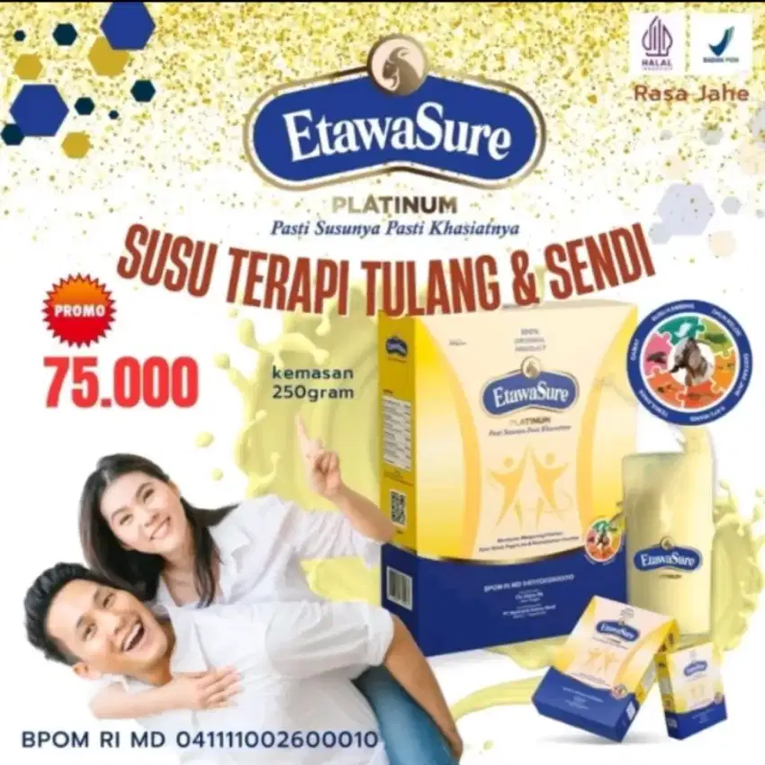 Susu Kambing Etawasure Platinum Jahe