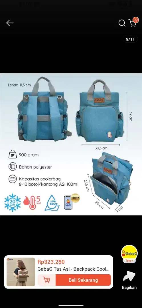COOLER BAG FREE 2 PUMPING