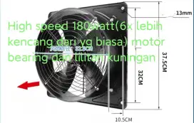 High speed Exhaust fan ukuran 37.5cm 180watt