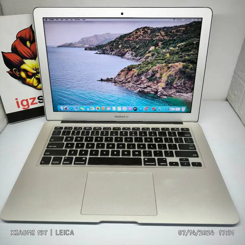 Macbook Air 13 2014 Core i7 Ram 8gb ssd 128gb bs upgrade CC rendah