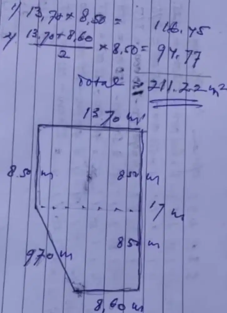 DIJUAL SEGERA TANAH KAVLING SAMPING MASJID UTAMA PERUMAHAN.