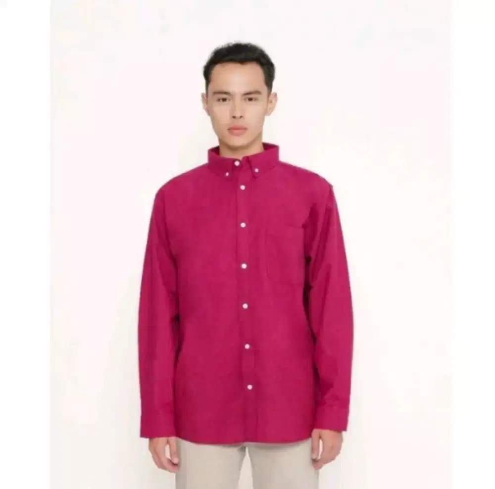 Erigo Long Shirt Motoaki Red - Size XL
