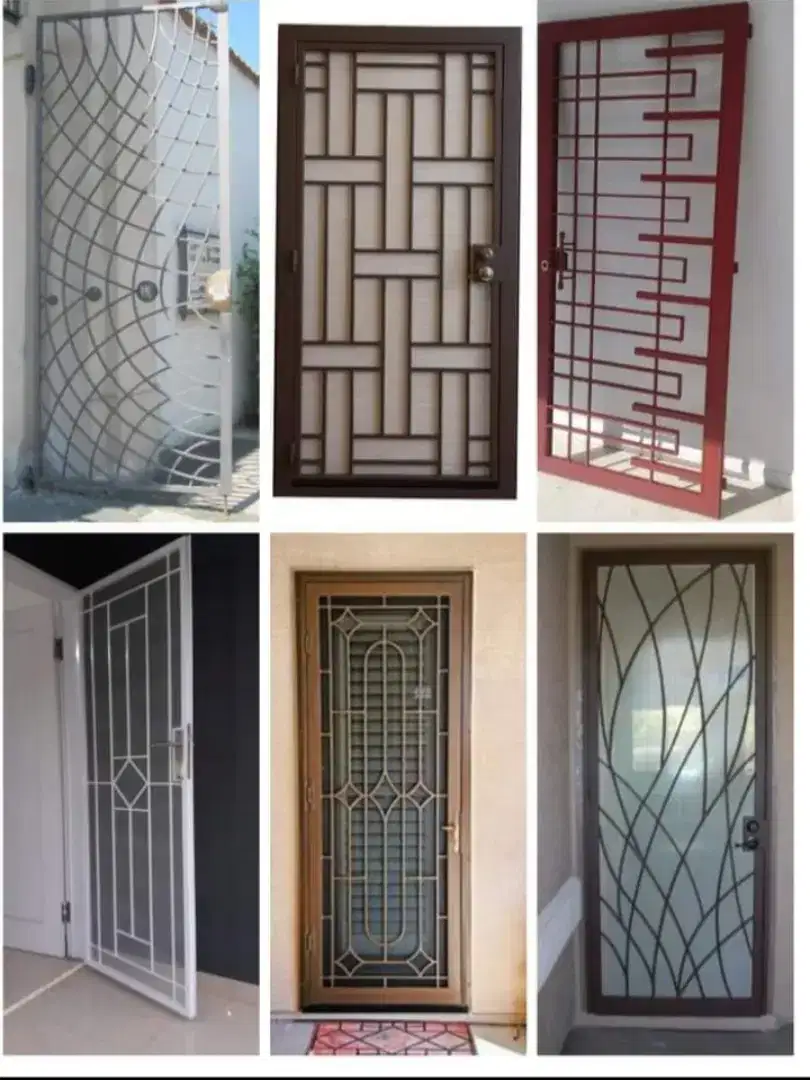 Tralis pintu rumah minimalis dan jendela