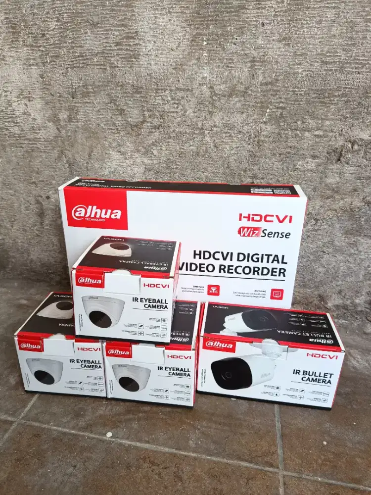 PAKET CCTV + PASANG 4 CAM DAHUA 2MP