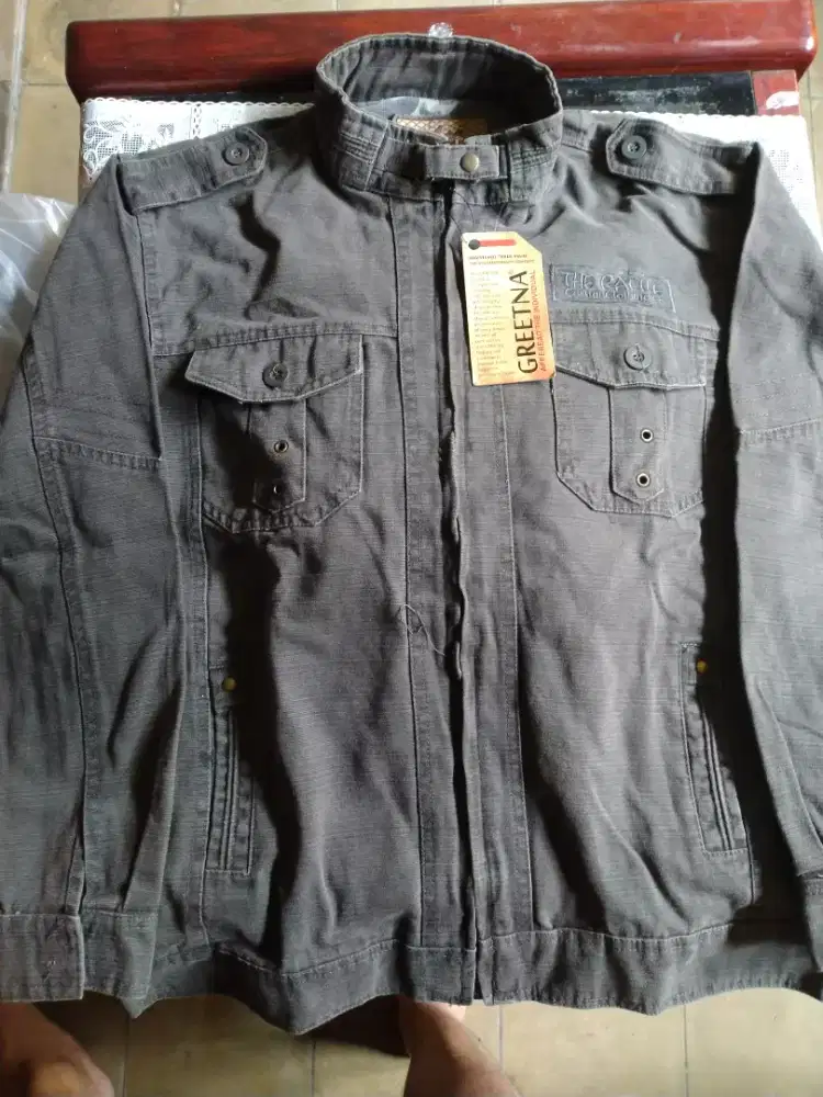 Jaket canvas cowok