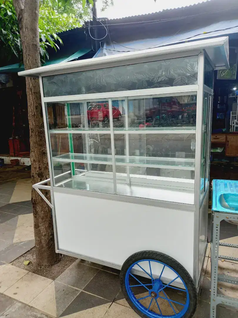 Rombong Keliling, Gerobak Makanan, Booth Angkringan, Both Minuman