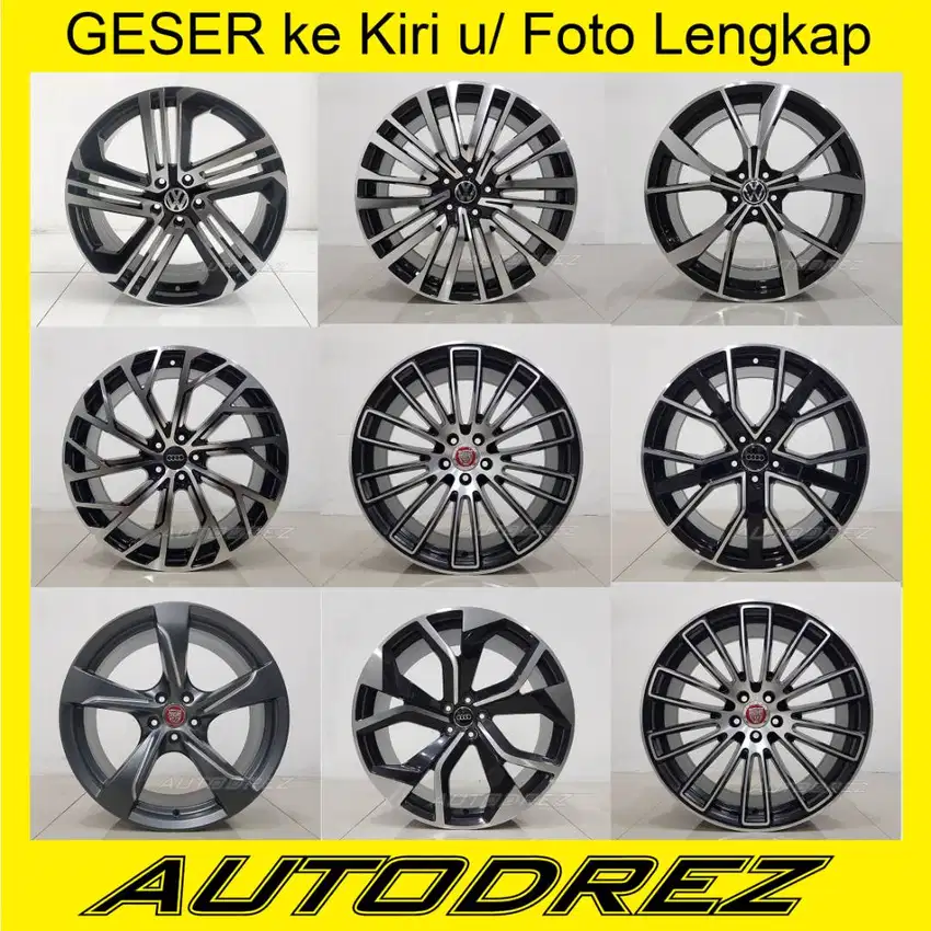 Velg VW Audi Jaguar Ring 19 20 22 R19 R20 R22 PCD 5x112 5x108 D