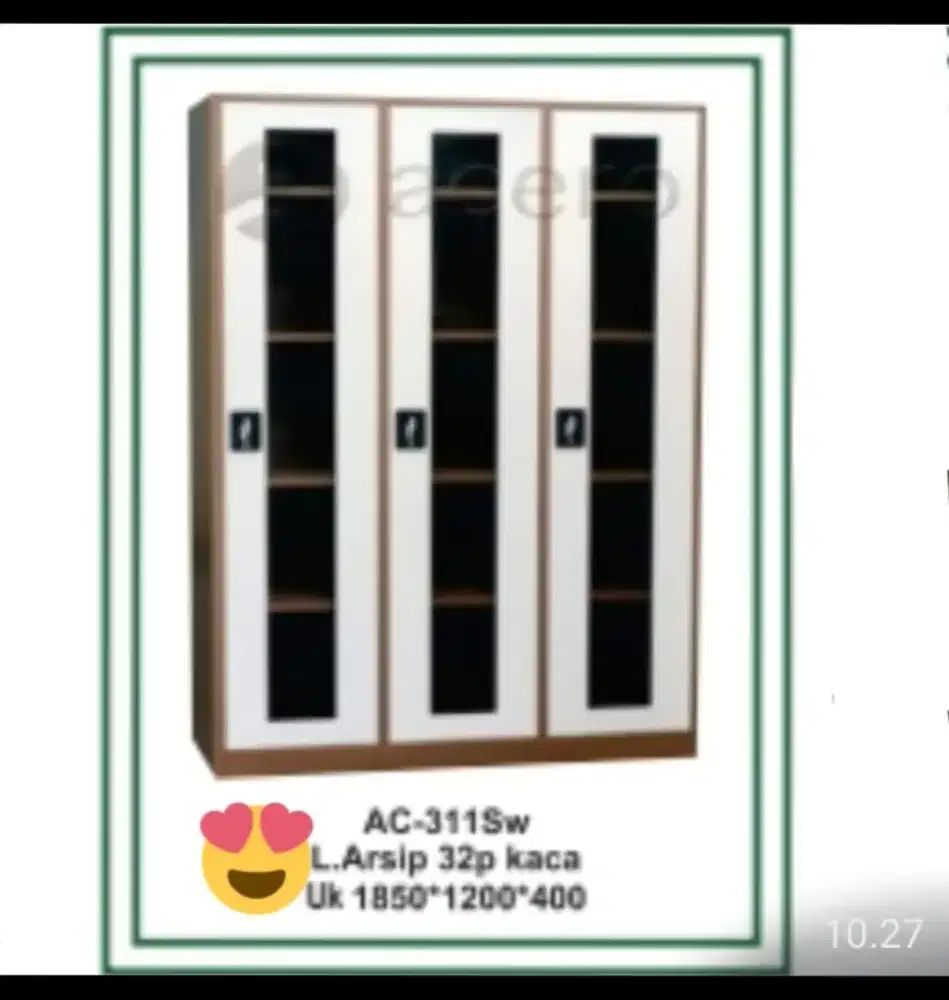 Lemari besi arsip 3 pintu