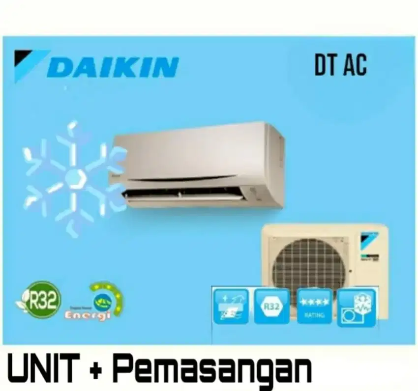 AC DAIKIN MALAYSIA INVERTER FTKF35AV14 1,5 PK PLUS PASANG