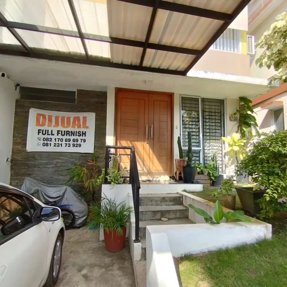 Rumah 2 lantai ada basement