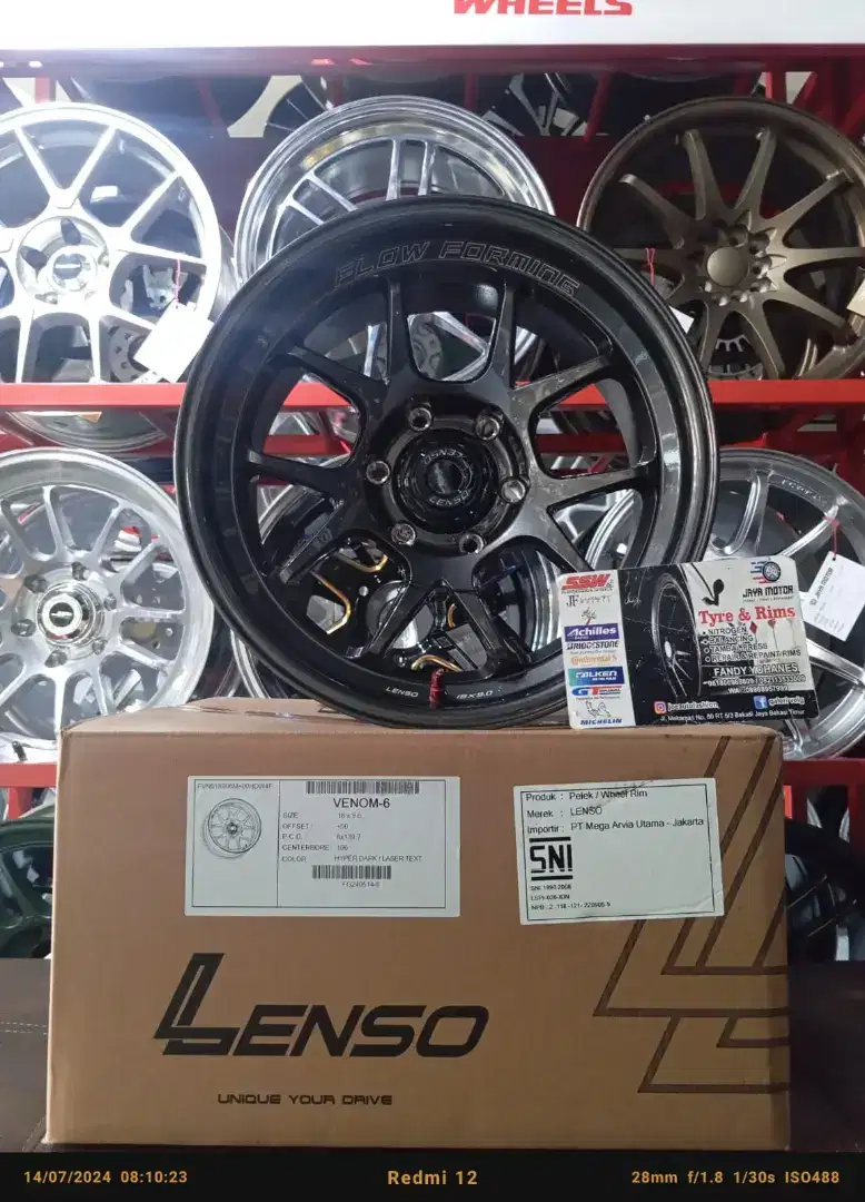 Velg lenso venom 6 r18 6x139.7 lbr9 et0