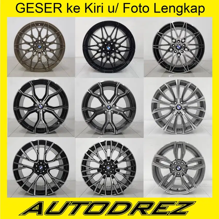 Velg BMW 3 5 7 X3 X5 Ring 19 20 21 22 R19 R20 R21 R22 PCD 5x120 5x112C